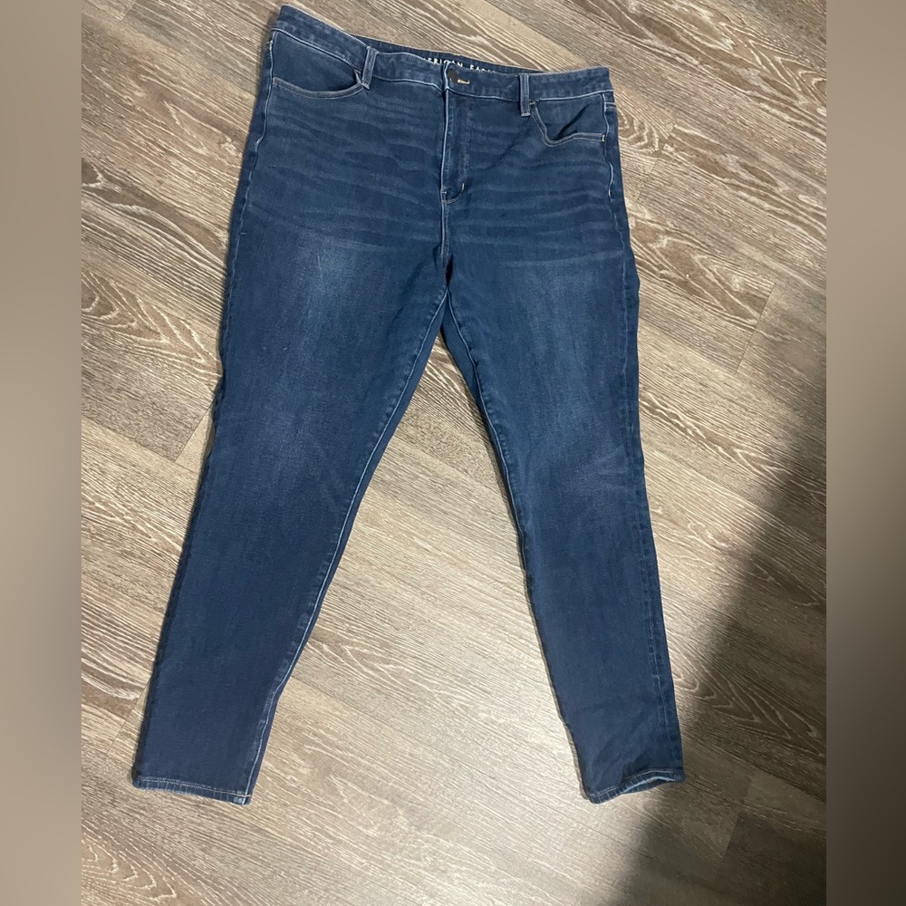 Super high Hi-rise American Eagle Dream jeans 18